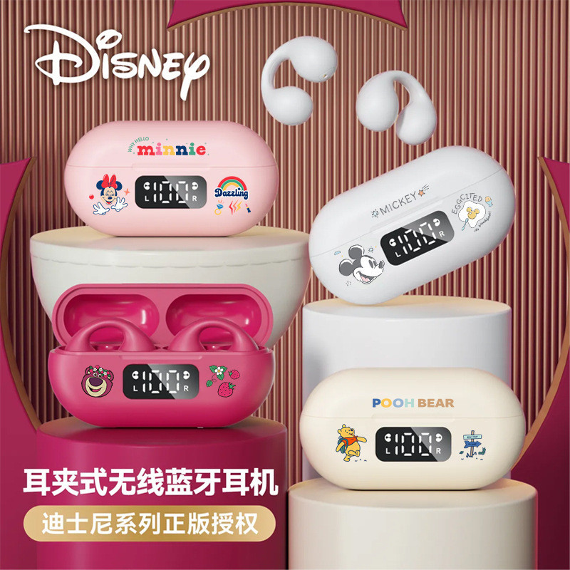 Headset Bluetooth Nirkabel Asli Disney Headset Bluetooth Nirkabel Asli Pasokan Langsung Pabrik Imut 
