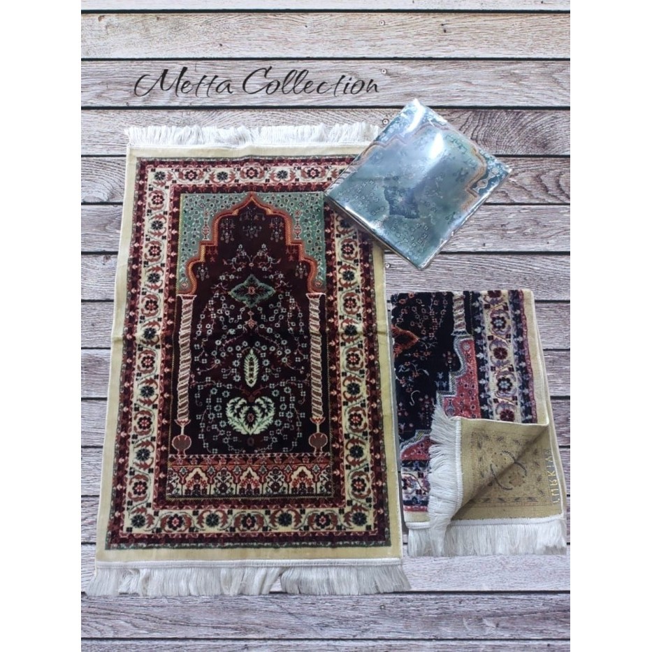 Sajadah Yakar Fantasy Parfum Wangi - Hitam