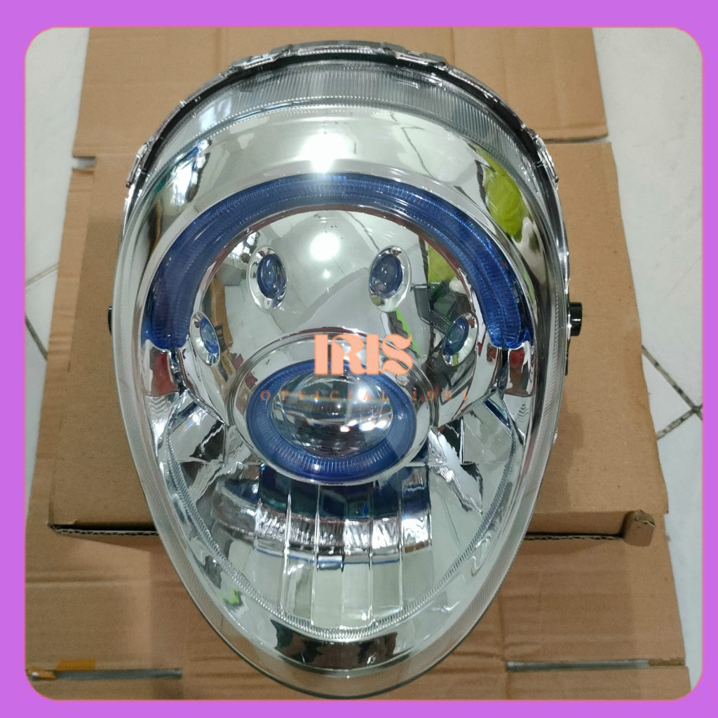 {IRIS} Lampu depan scoopy fi 2016 Lampu Scoopy Fi 2016 Refektor depan Scoopy Fi Refektor Scoopy Fi 2