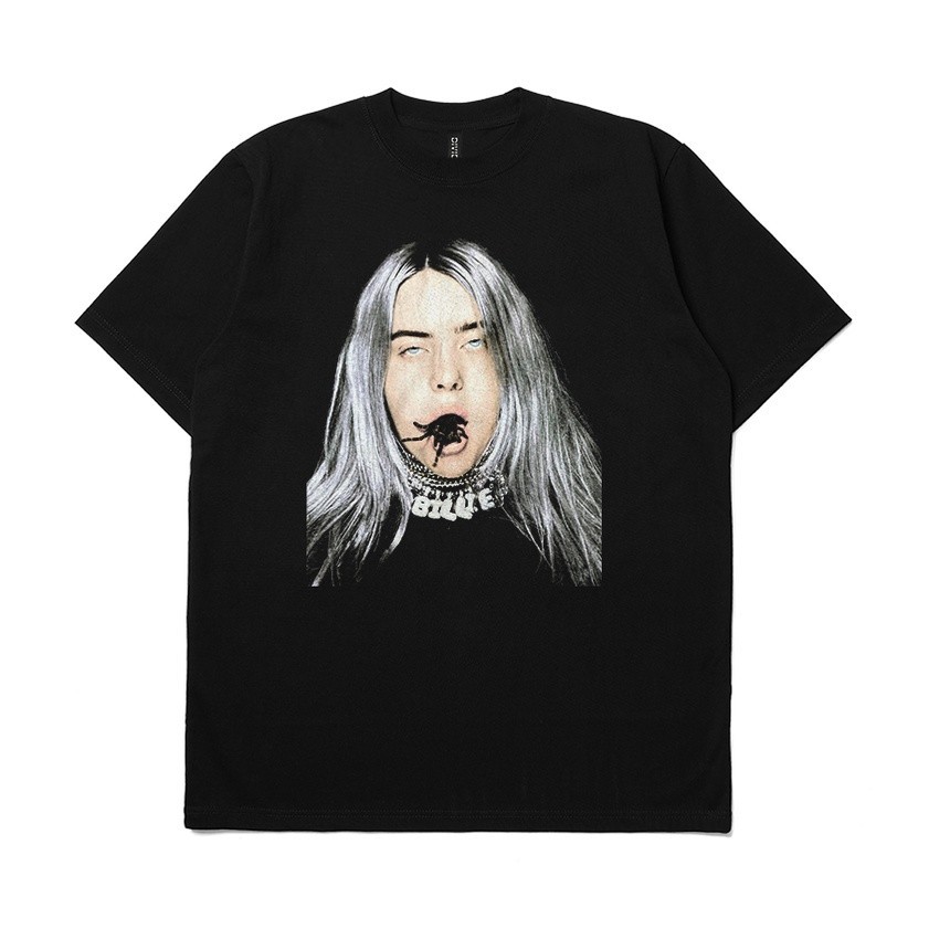 BAND - Billie Eilish Spider - T shirt Kaos Cotton Combed 24s