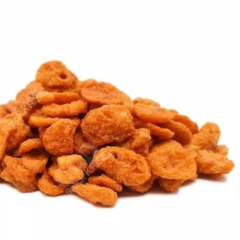 

kacang koro kupas rasa pedas balado 250 gram enak krispi pedas balado