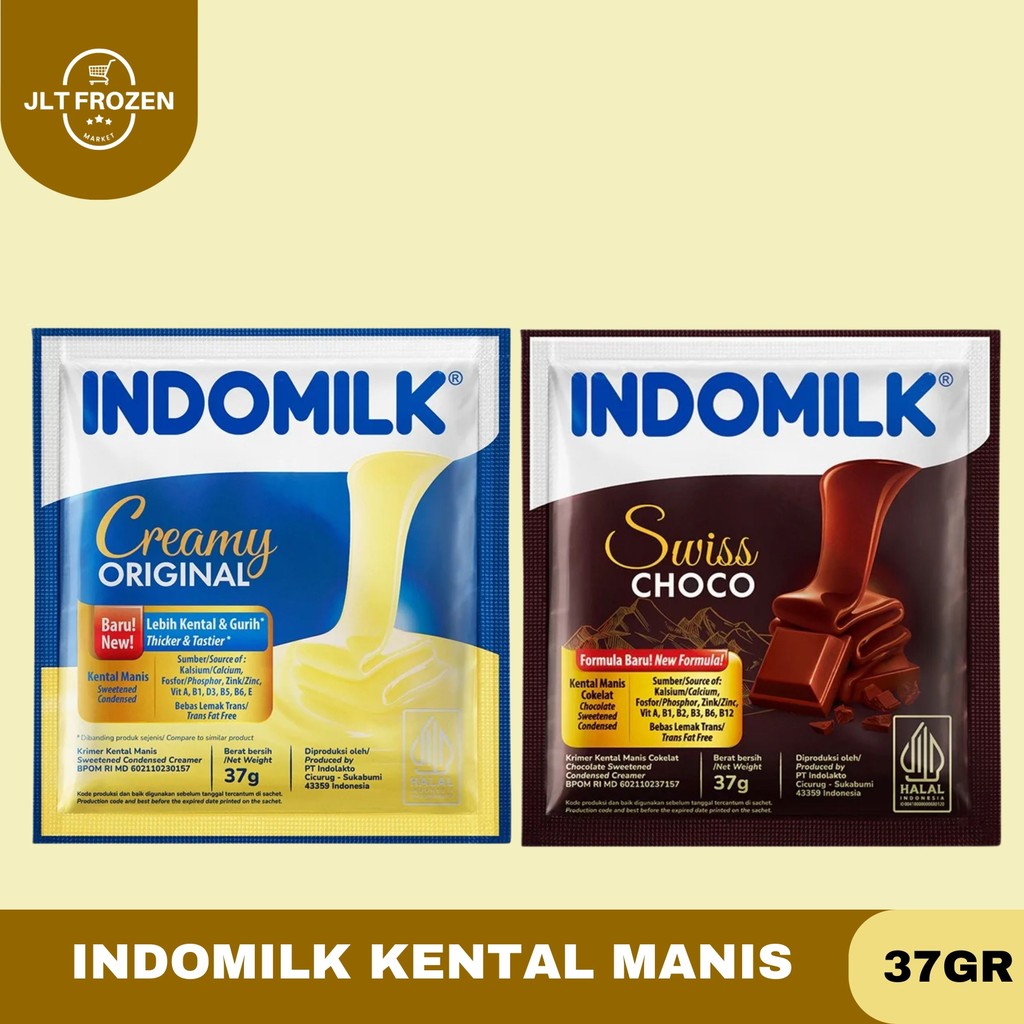 

Indomilk Susu Kental Manis / Susu Creamy Original - Siwss Choco SKM / Susu Indomilk Kemasan 1renceng 6pc