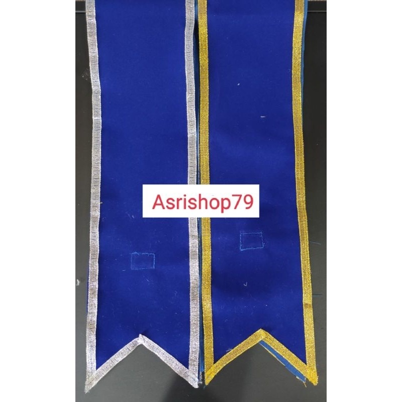 SELEMPANG WISUDA BAHU LIST RENDA ( 2 lapis bludru ) Selempang Wisuda