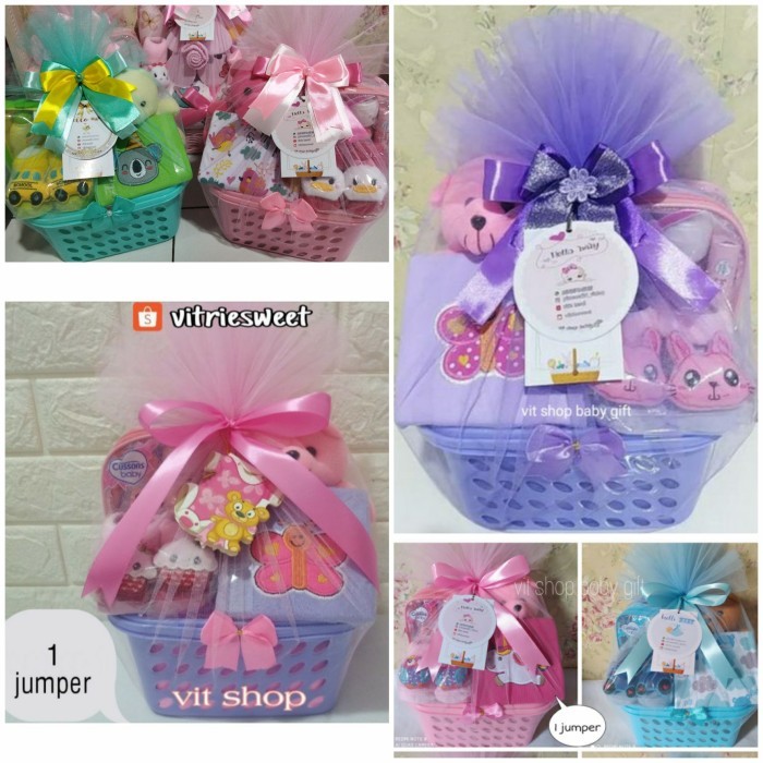 

[Best]PROMO Parcel Bayi Baby Gift Baby Girl Baby Boy Hadiah Kado Bayi Bungkus Tile - 1 jumper, Unisex random