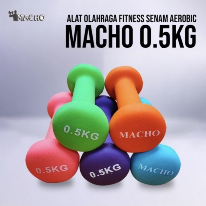 barbel dumbell macho mini setengah kg miyokaid
