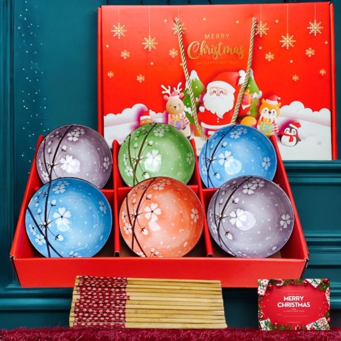 

[[BEST]]Terlaris Japanese Bowl set isi 6 / paket hadiah hampers souvenir mangkok jepang - Miyu