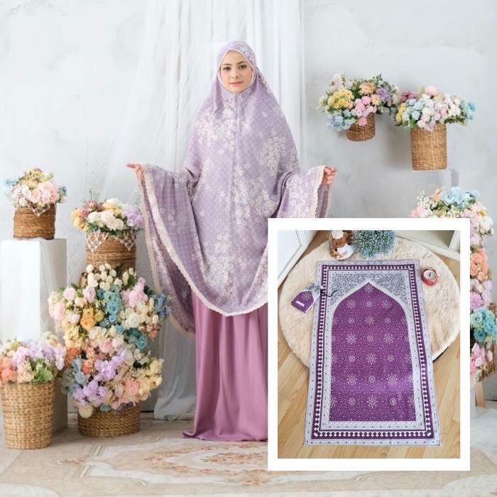 

[[BEST]]Terlaris Paket Hampers Gifts Mukena Katun Rayon Polkedy - Lavender