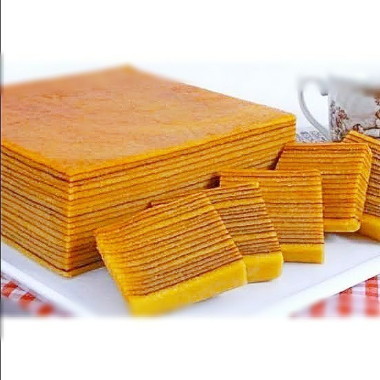 

KUE LAPIS RASA DURIAN-Kue Lapis Legit Cokelat 1 Box (1100 gram) -Kue Lapis Legit Bangka -Cemilan Snack Manis