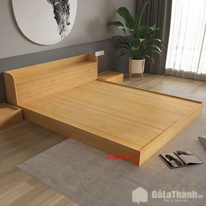 dipan kayu pendek minimalis ranjang model jepang  full ambalan kokoh GUFU Mebel Jepara