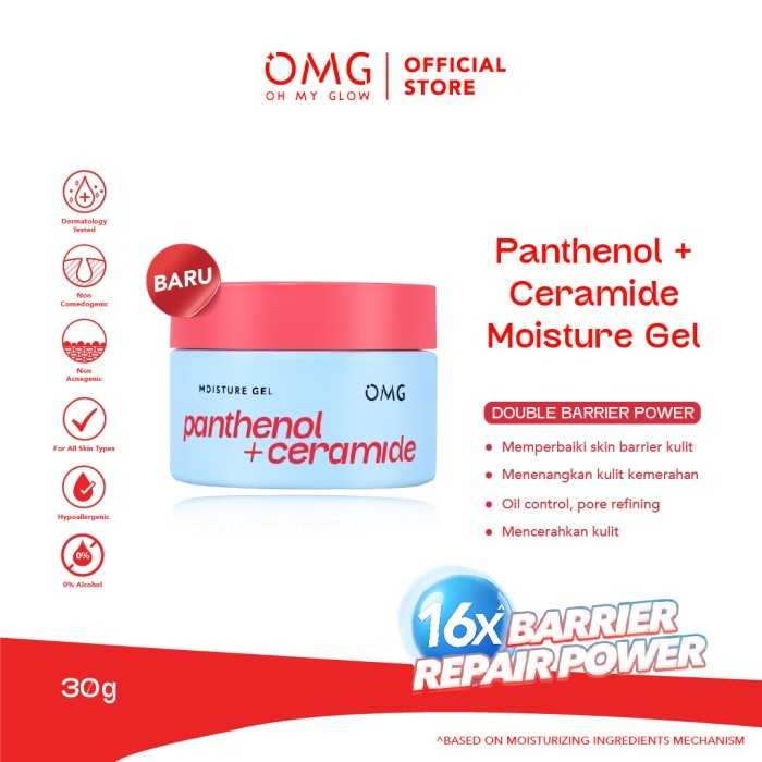 [TOP CREATOR'S PICK] OMG Oh My Glow Panthenol + Ceramide Moisture Gel 30g - Pelembab Wajah Memperbai