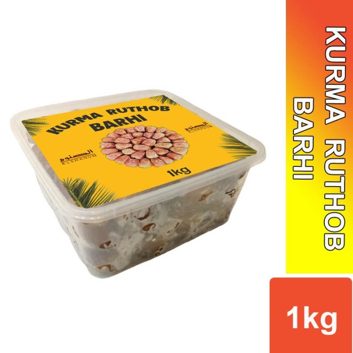 

ATMA Kurma Ruthob Barhi 1kg - Kurma Basah - Mirip Kurma Sukari