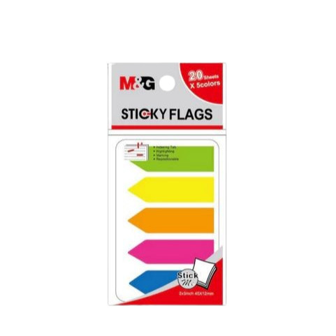

M&G Notes Flags 5 Warna YS-99 - M&G Pembatas Buku Panah 5 Warna 20 Sheet