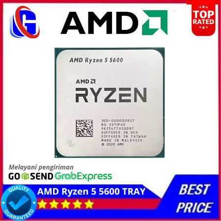 Processor AMD Ryzen 5 5600 TRAY 3.5Ghz Up To 4.4Ghz