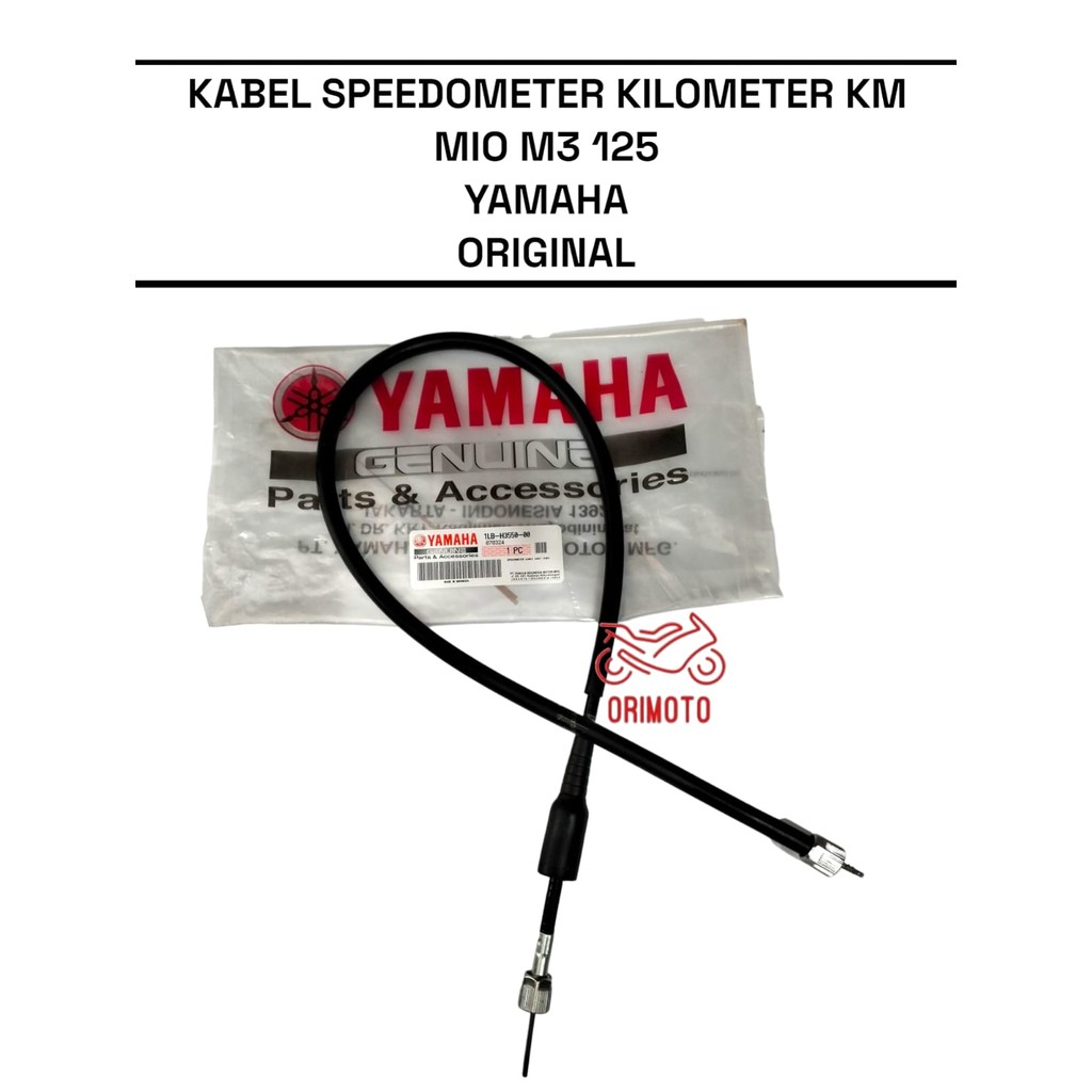 ORIMOTO- KABEL SPEEDOMETER KILOMETER KM MIO M3 125 YAMAHA 1LB-H3550-00 ORIGINAL