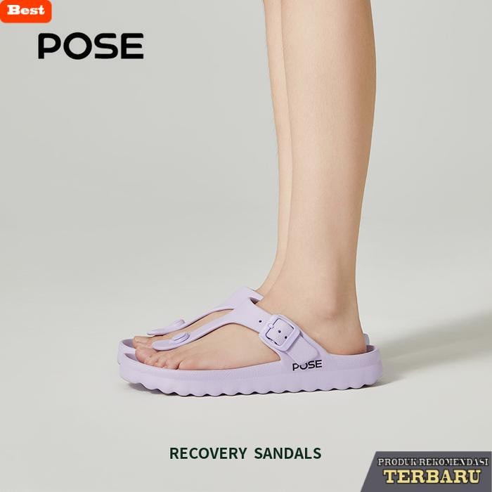 sandal wanita trend sekarang 【Live Streaming】【New Arrival】 POSE Mango sandal jepit Anti-selip Nyaman