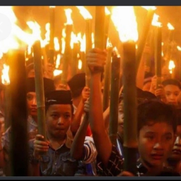 Obor api bambu asli