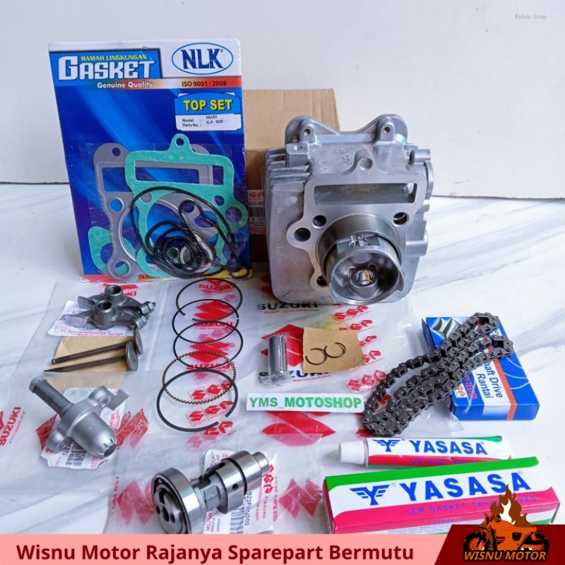Paket Blok Seher Komplit Suzuki Smash 110 New,Smash 110 Old ORI SGP