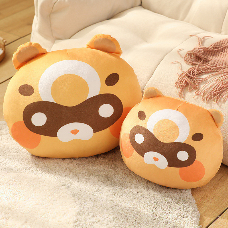 1pc 10cm Cartoon Impact Zaoyou Guoba Stuffed Anime Plush Pendant Doll Civet Cat Soft Pillow Gift Bir