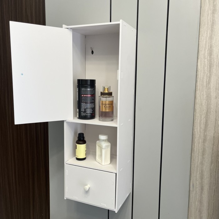 Lemari Dinding Tempel ANTI AIR RAYAP Kabinet Mini Cabinet Gantung Pintu Laci Serbaguna Multipurpose 