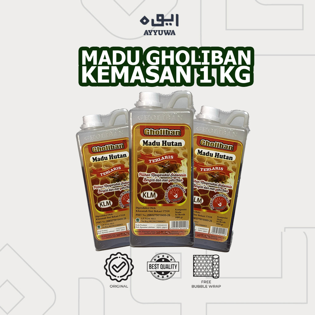

MADU GHOLIBAN ORIGINAL MADU MURNI KEMASAN 500GR / 1KG