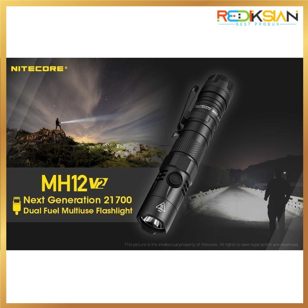 Senter LED CREE XP-L2 V6 1200 Lumens Lampu Senter Bercahaya Tinggi Berkualitas Senter Bagus