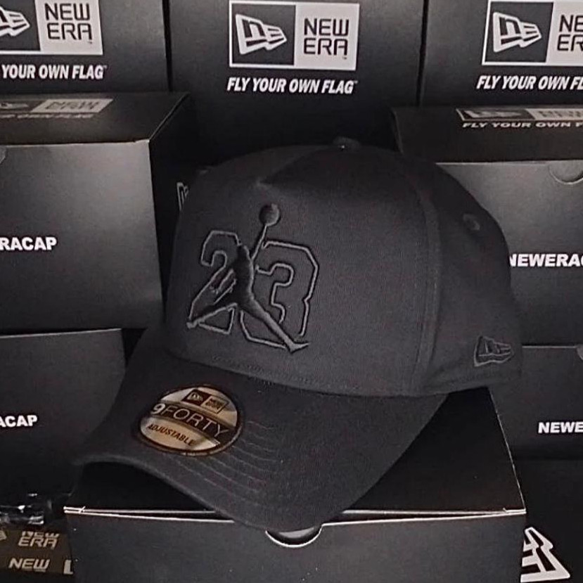 Topi Unisex Bordir Jordan 23 Premium 9Forty / Topi New Era Cap Catton Premium