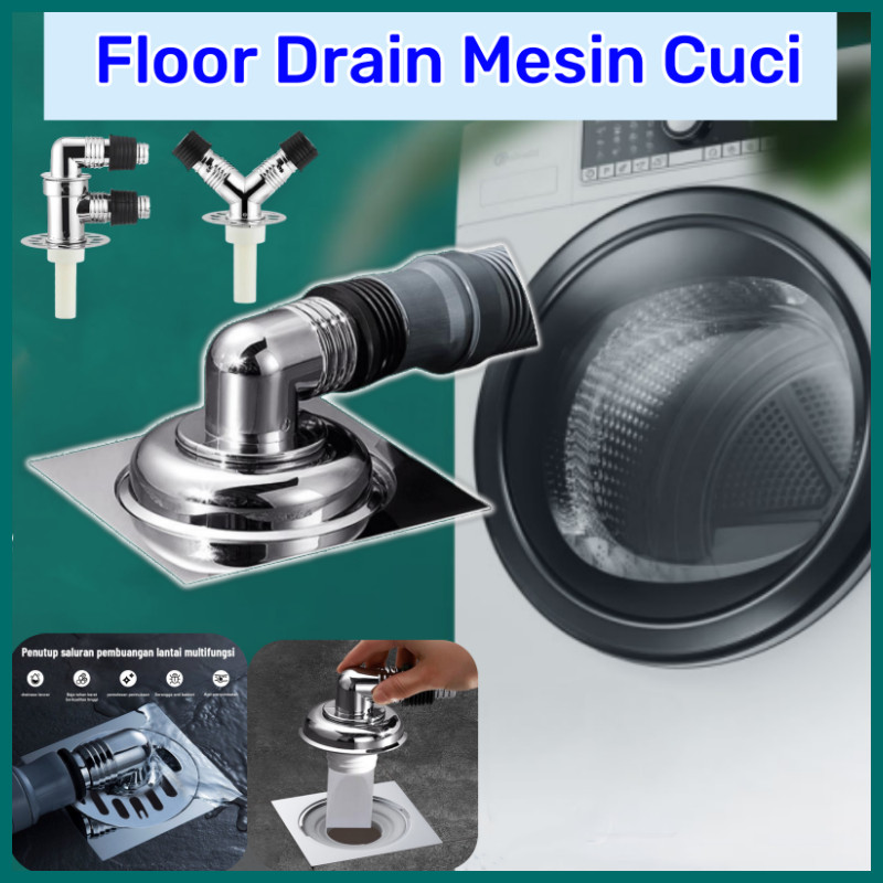 Floor Drain Mesin Cuci Konektor Floor Drain Mesin Cuci   / Pembuang Air Mesin Cuci Ke Saluran Air Pe