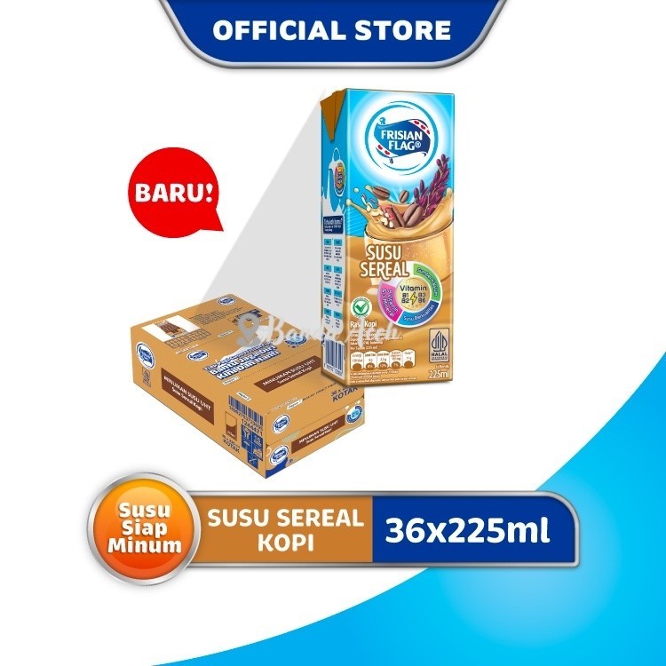

(Aceh) Frisian Flag Susu UHT Sereal Kopi 225ml - 36 Pcs