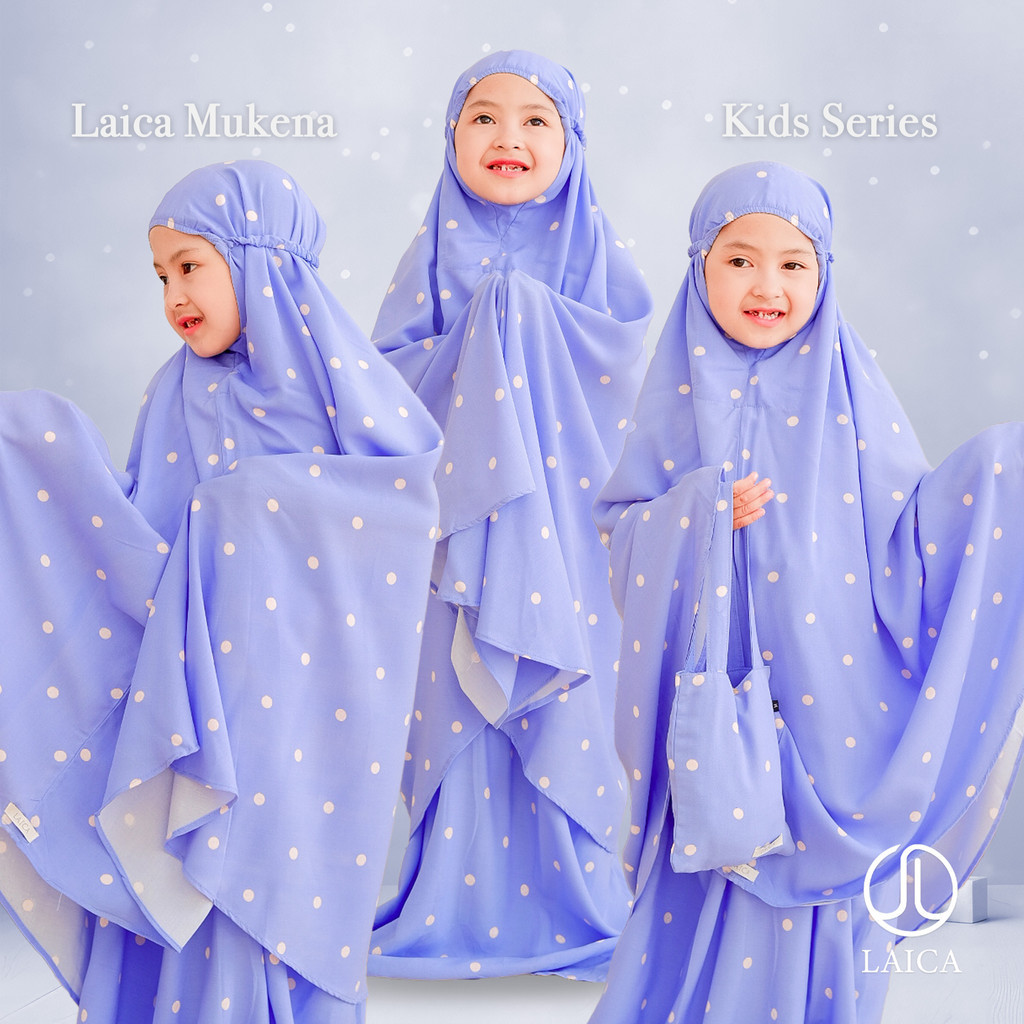 Mukena Kombinasi Rayon Laica Kids Batch 2