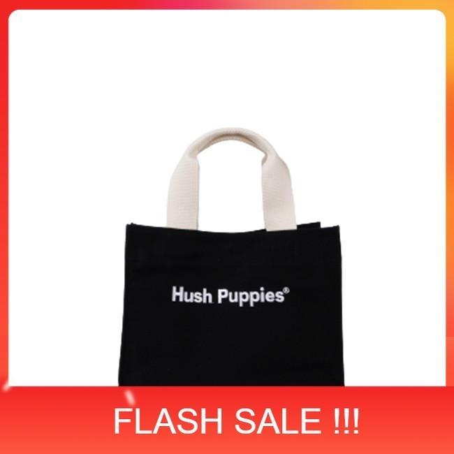 PROMO Hush Puppies Tas Wanita Canvas Tote Bag S Black