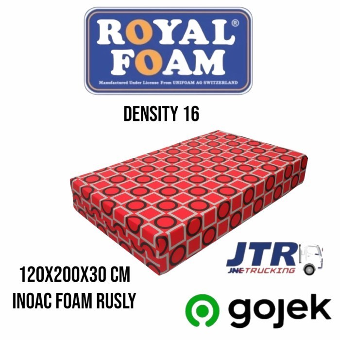 (COD) kasur busa royal foam 120x200x30 cm garansi 5 tahun