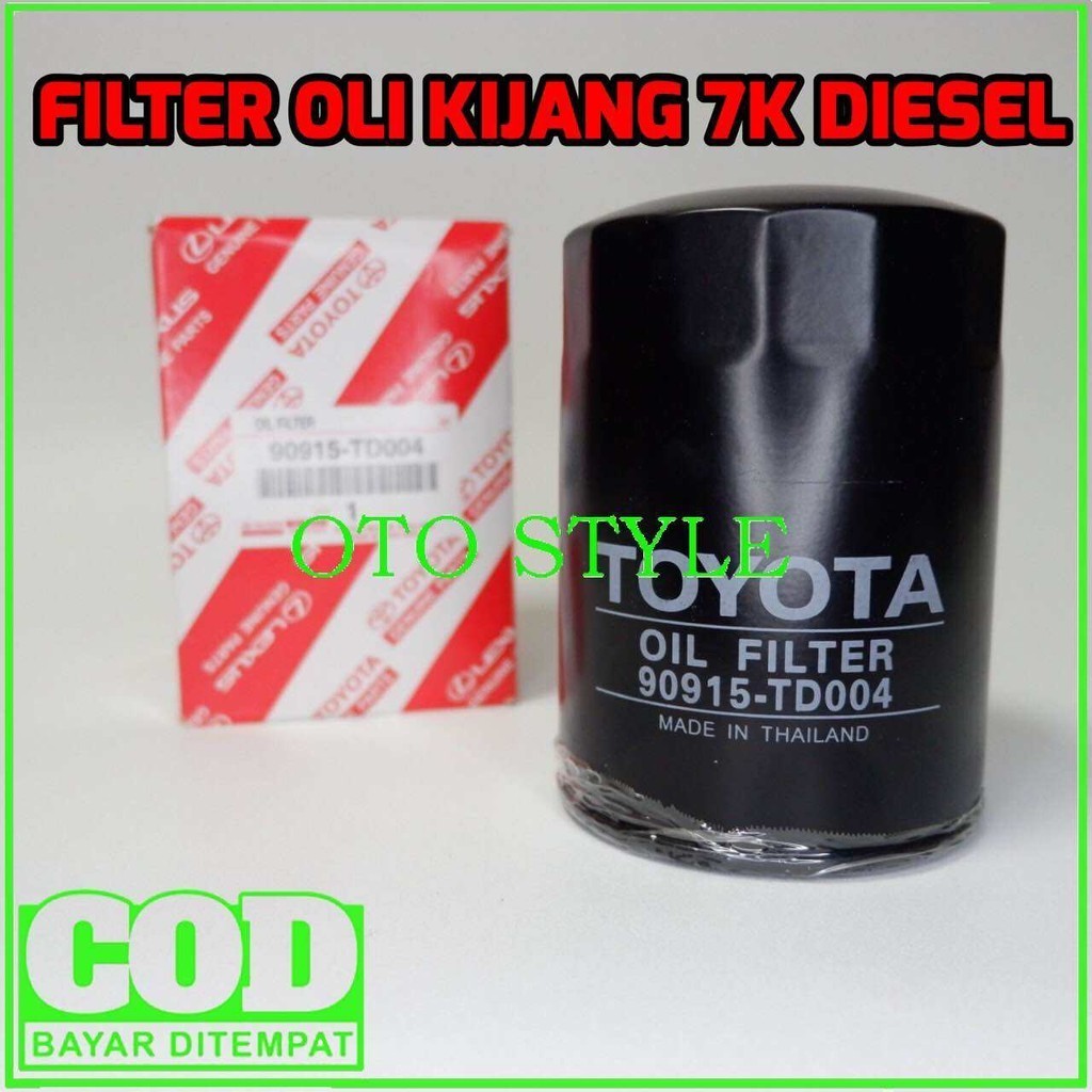 FILTER OLI 7K DIESEL - FILTER OIL KIJANG 7K LGX DIESEL 90915-TD004