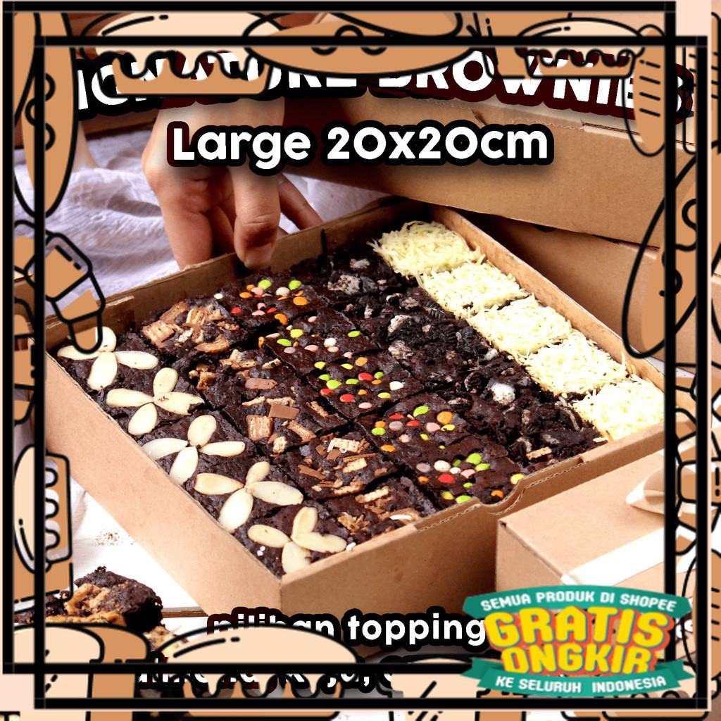 

OBE Signature Brownies ( BROWNIES SEKAT )/ Jaminan Enak