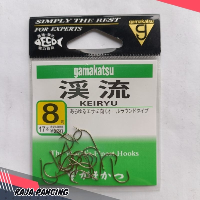 KAIL PANCING GAMAKATSU KEIRYU - GAMAKATSU HIJAU TAMPA LUBANG