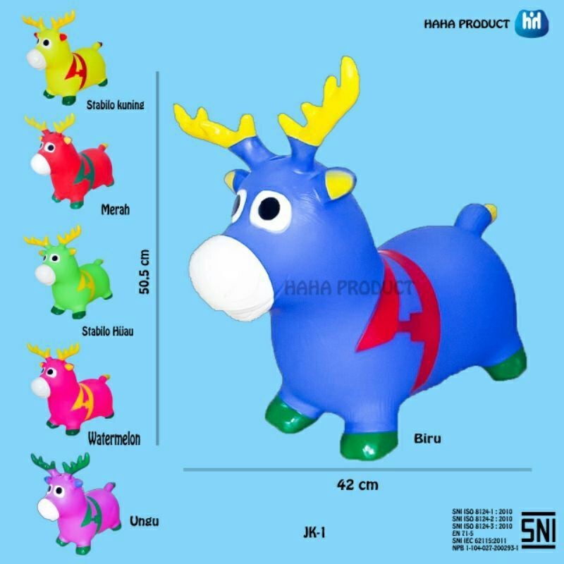 GY74RC Kuda karet / Animal jumping / Animal music - PT TOYS