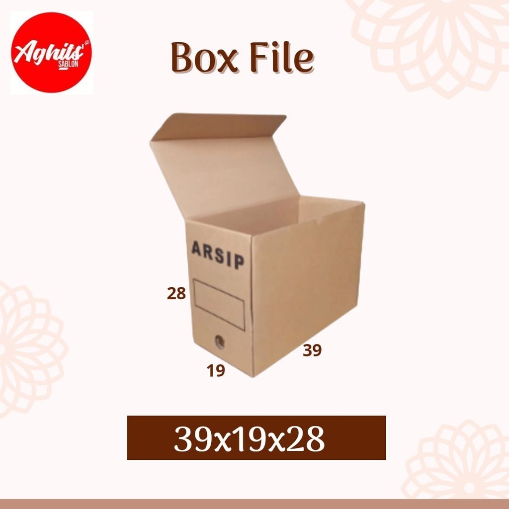 

Box File Arsip 39x19x28cm