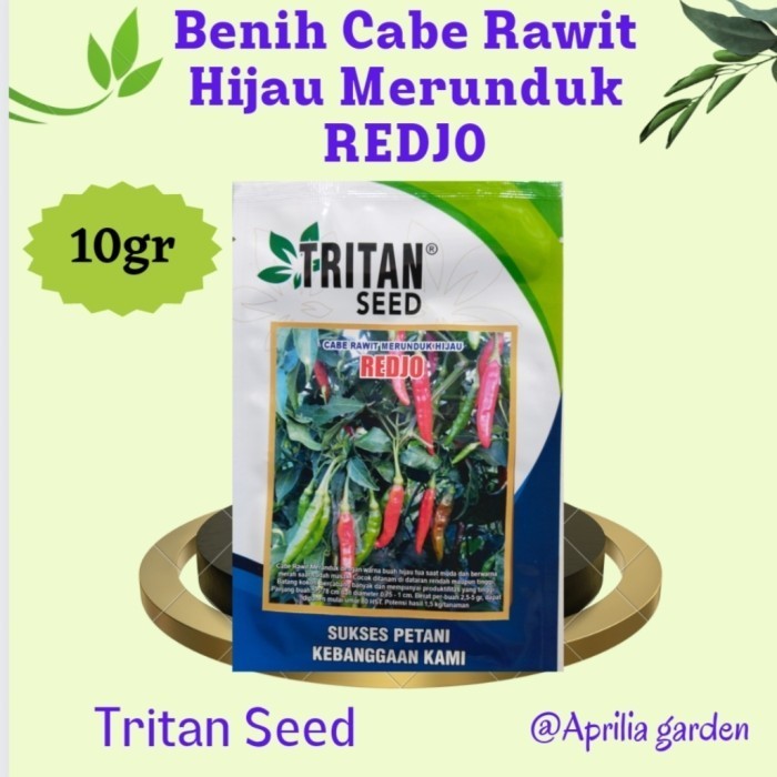 Benih Bibit Cabe Rawit Hijau Redjo 10gr Cabe Rawit Hijau Merunduk