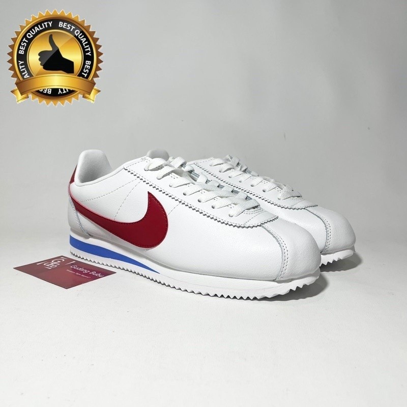 Sneakers N Classic SE Cortez XLV Forrest Gump Blue White Red 100% ORIGINAL MATERIAL L1