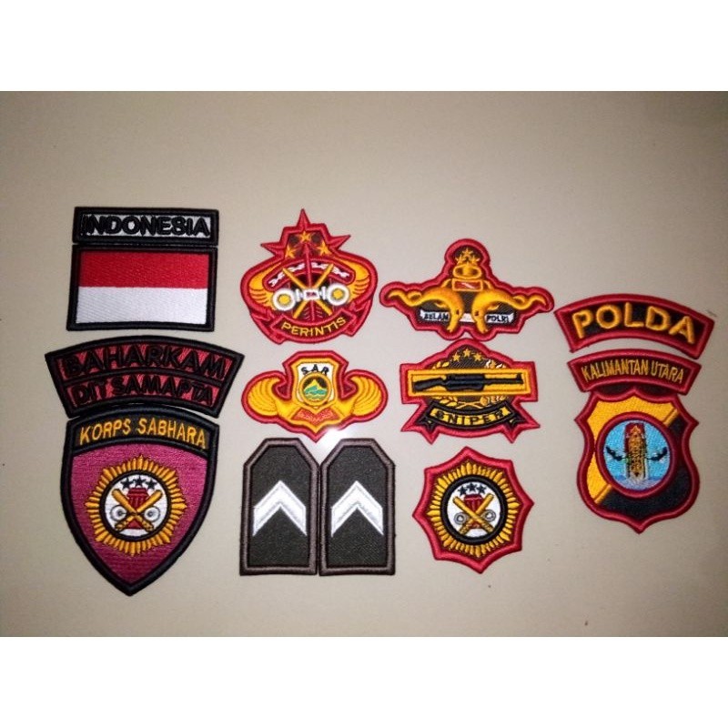 ATRIBUT POLRI KORPS SABHARA TIMBUL