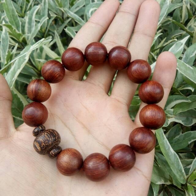 Gelang kayu nagasari kombinasi lewung