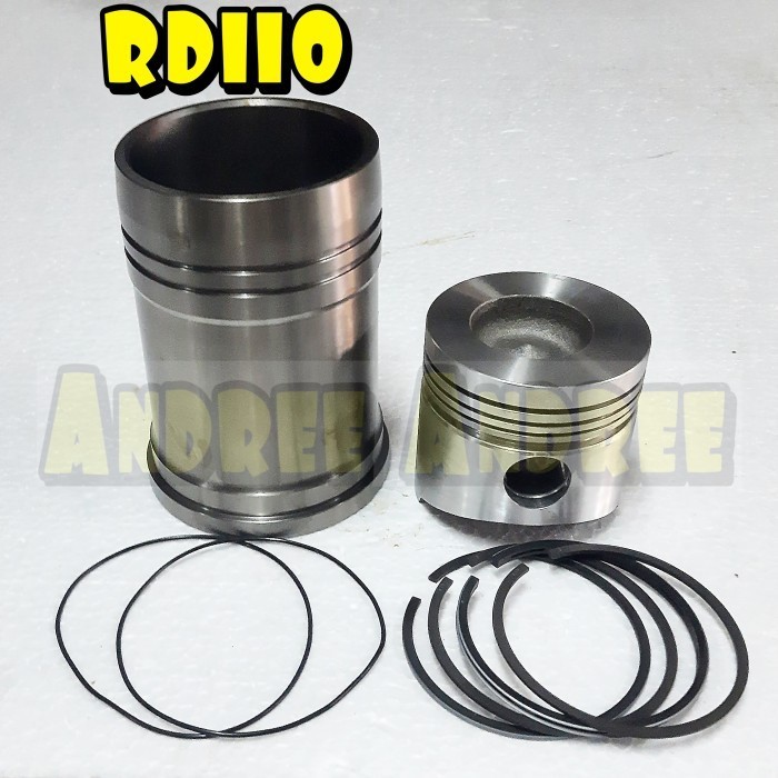 Cylinder Liner with Oring Piston Ring Kubota RD-110 RD 110 KND110