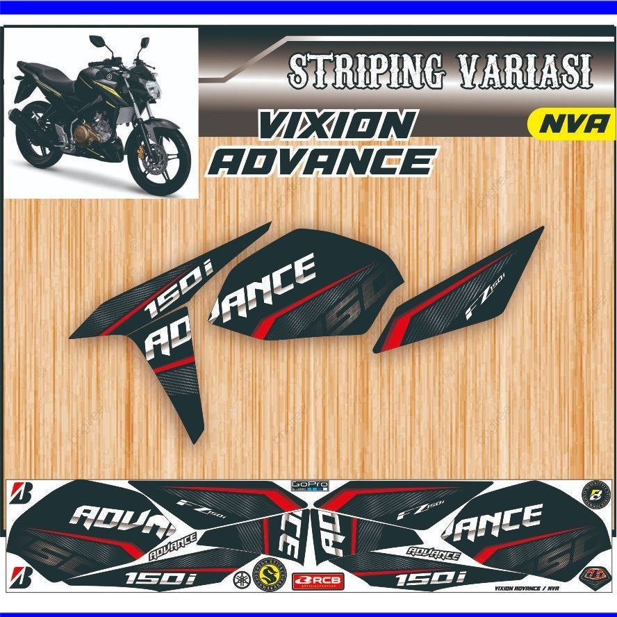 VARIASI/ Striping variasi motor vixion nva / motor Vixion Advance variasi setiker motif simple elega