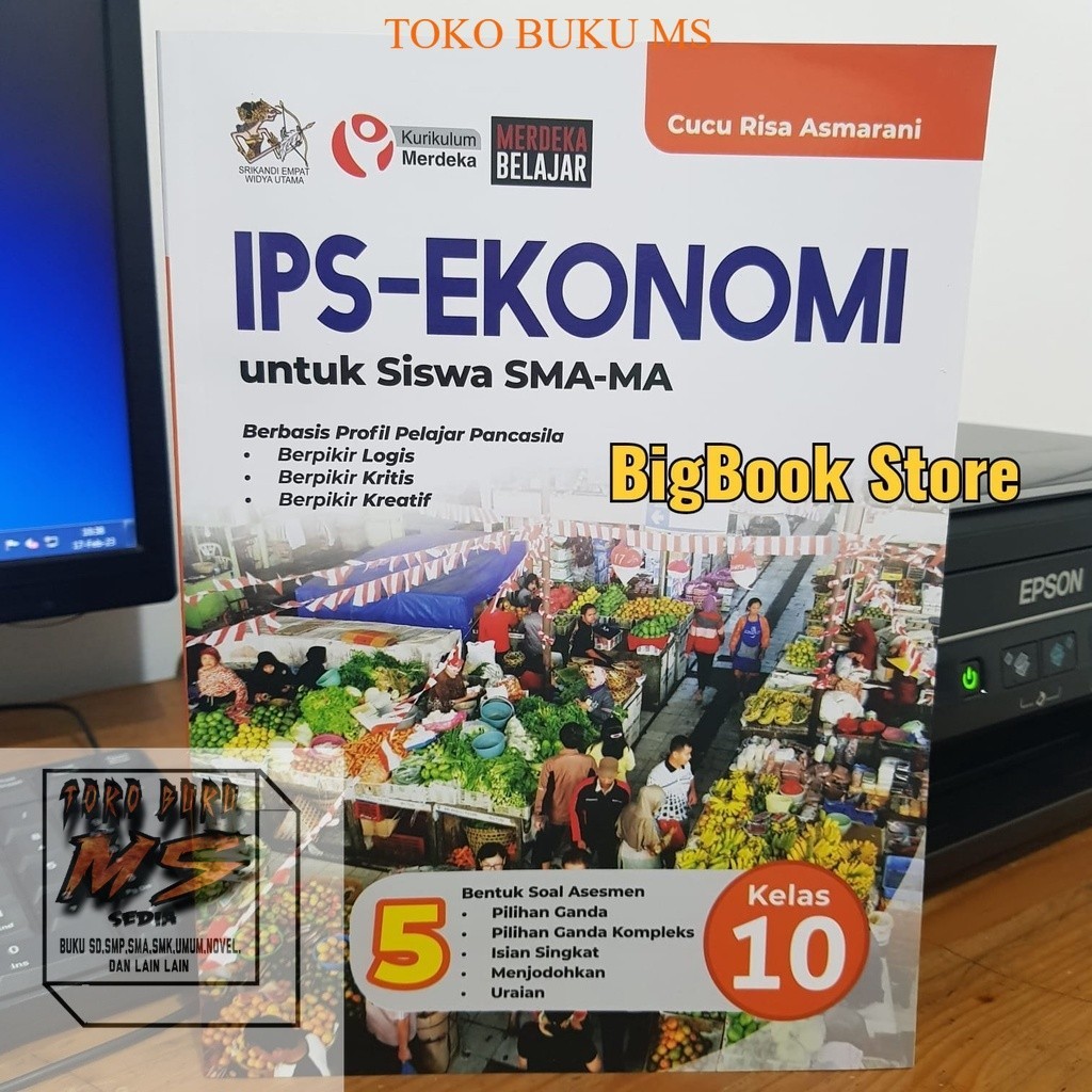 BUKU IPS-EKONOMI UNTUK SMA/MA KELAS 10 (KUR.MERDEKA) YRAMA WIDYA