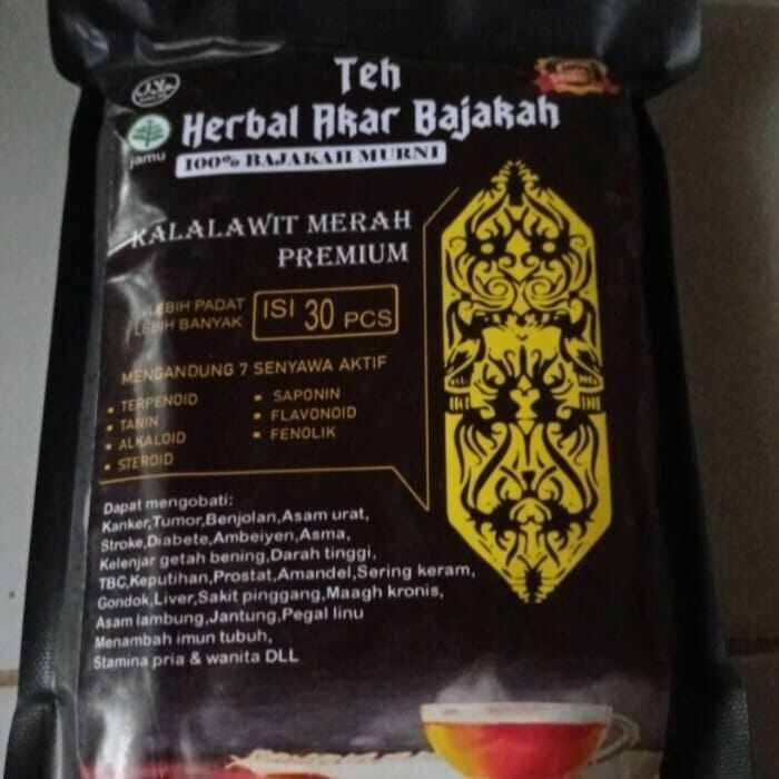 

TEH BAJAKAH KALIMANTAN KALALAWIT 30 PCS | TEH KAYU AKAR BAJAKAH ASLI KALIMANTAN KAYU BAJAKAH