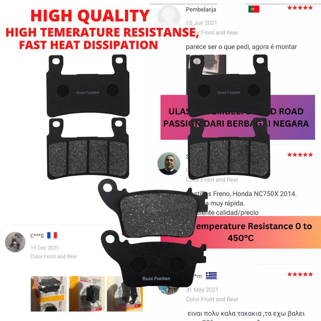 Kampas rem Motor Kawasaki Ninja ZX-6R ZX6R ZX 6R ZX636 ZX 636 2013 - 2022