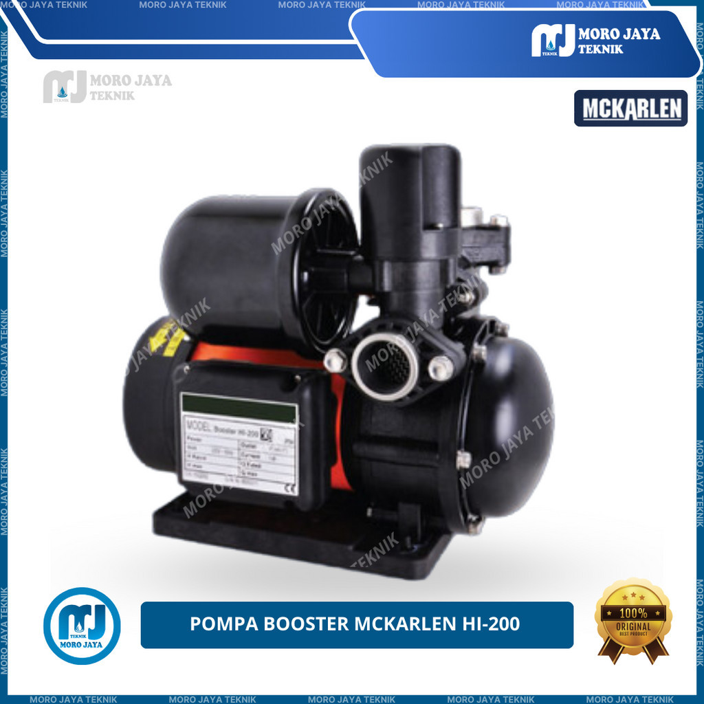 Pompa Booster Mckarlen HI-200 Pompa Pendorong Mckarlen HI-200