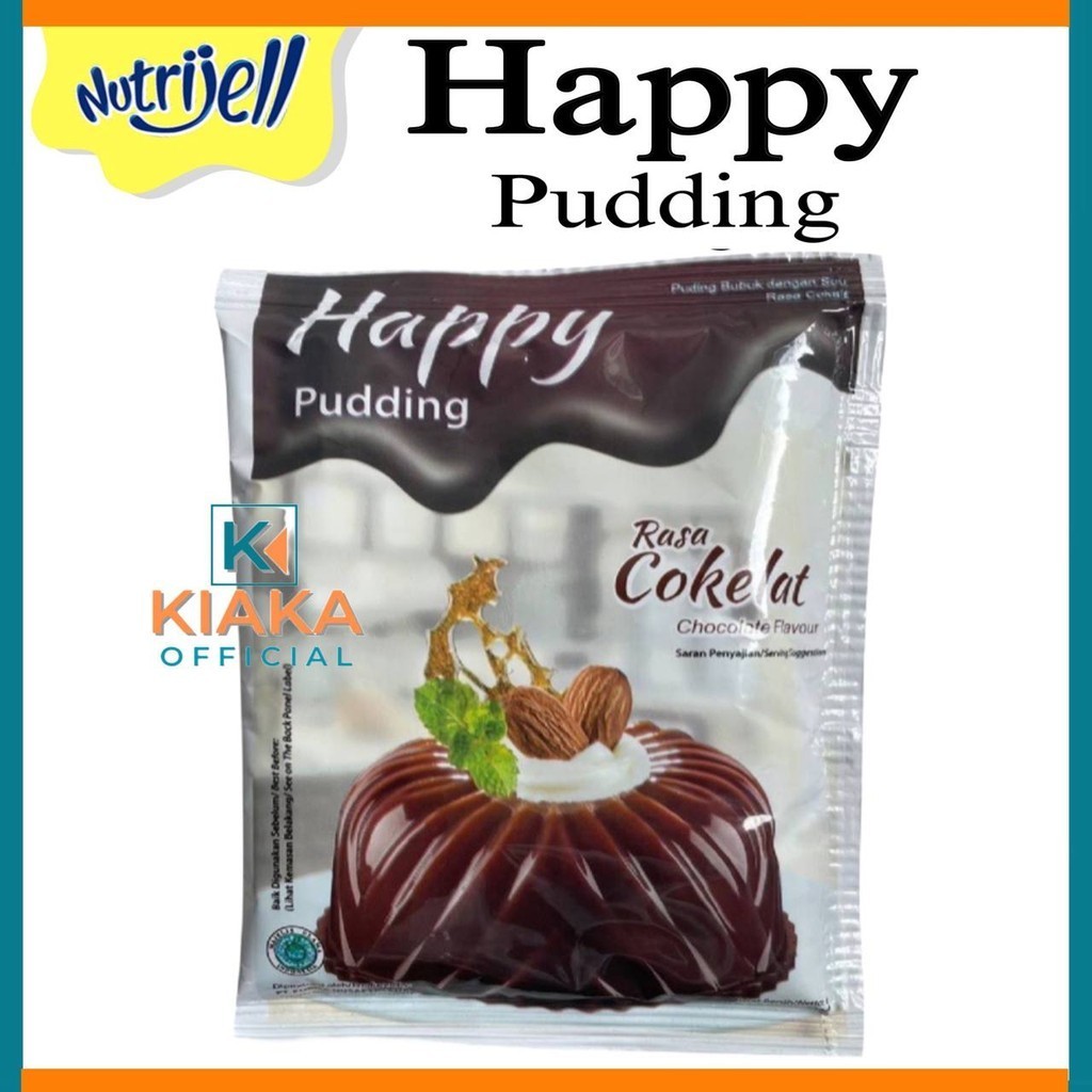 

HAPPY PUDDING INSTAN COKELAT KEMASAN 60 GR BY NUTRIJELL