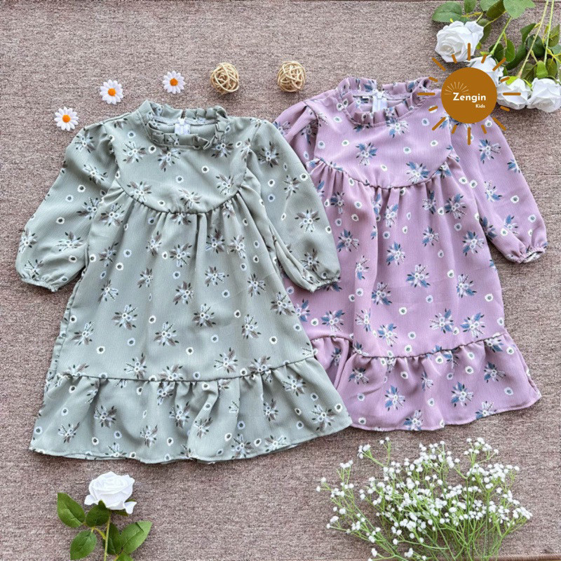 Baju Murah Lebaran Anak Bayi Bahan Bagus Keren / Gamis Ayla / Gamis Anak Perempuan