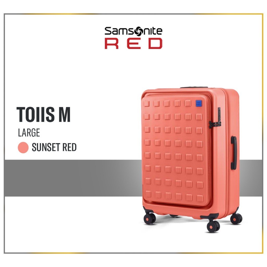 Samsonite Red Label Koper Hardcase Toiis M Large 28 inch - Sunset Red