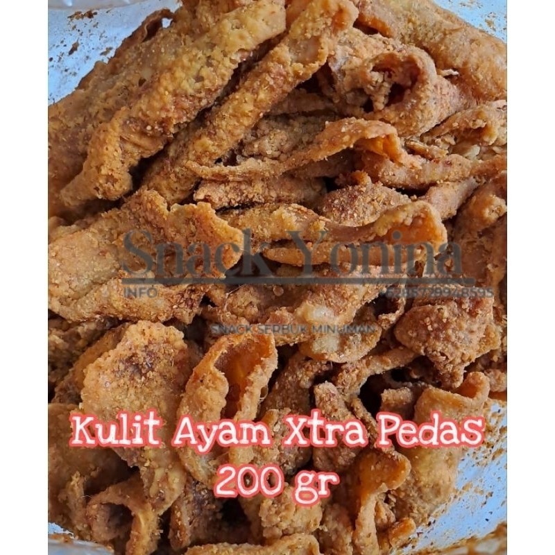 

Kulit Ayam Crispy Xtra Pedas 200 grGratis Ongkir & COD